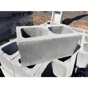 Bloco de concreto da Família de 19 - bloco 19x19x39