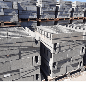 Canaleta de concreto da Família de 19 - canaleta 19x19x39